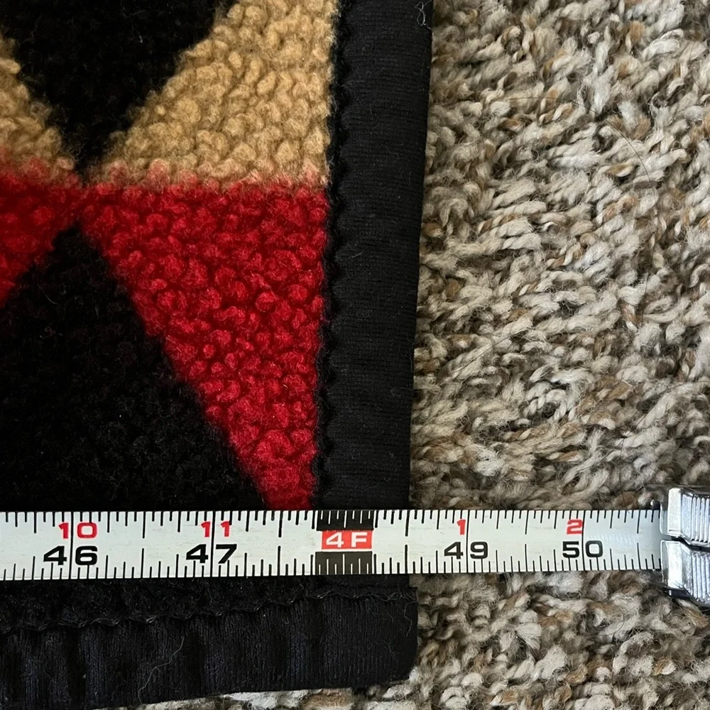 Vintage Biederlack Southwestern Geometric Accent Throw Blanket made in Germany